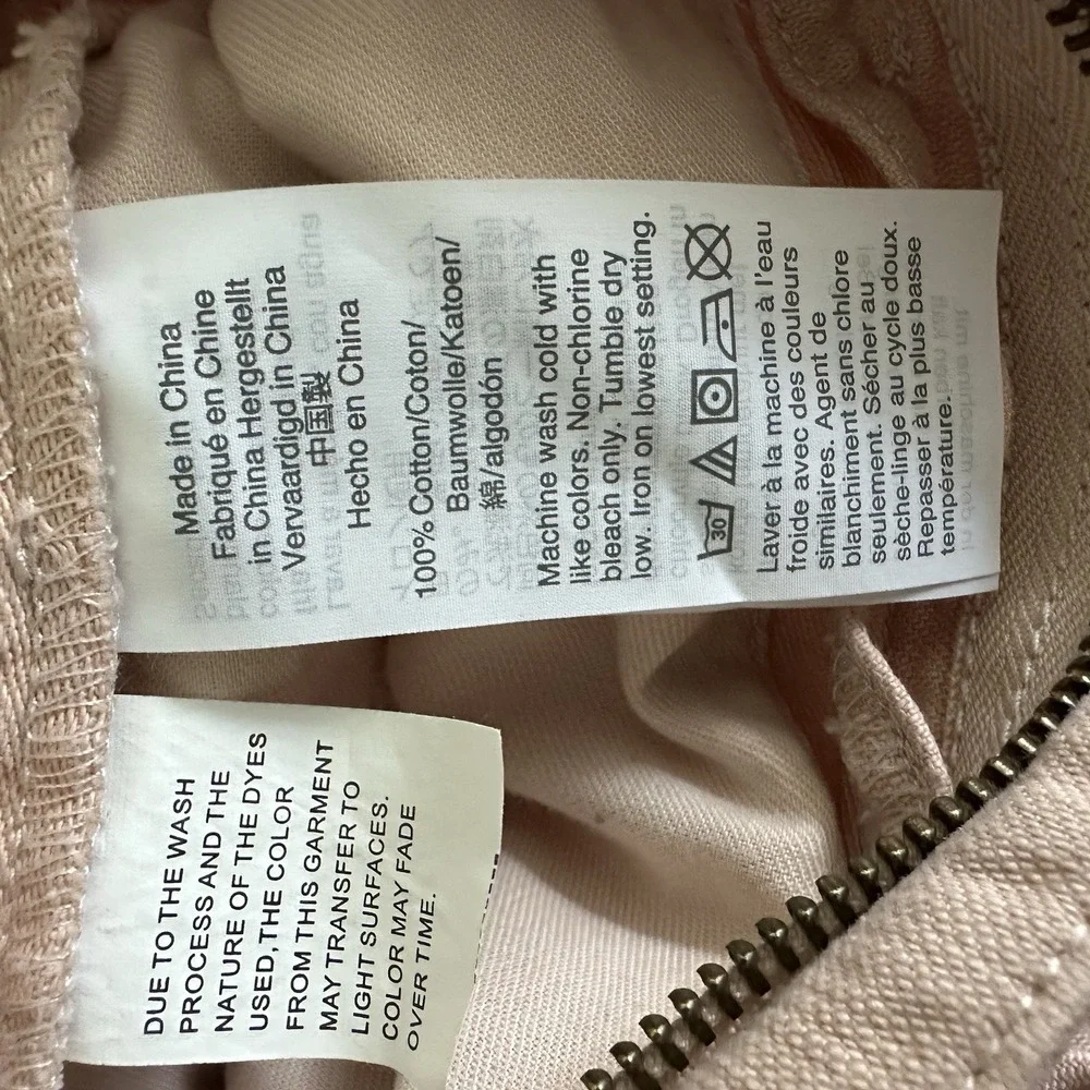 Madewell Garment‎ Dyed Zip Front Coverall in Avalon Pink Jumpsuit S/M - Picture 9 of 13